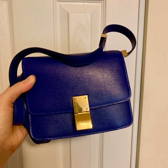 Authentic Celine mini box royal blue - Picture 2 of 7